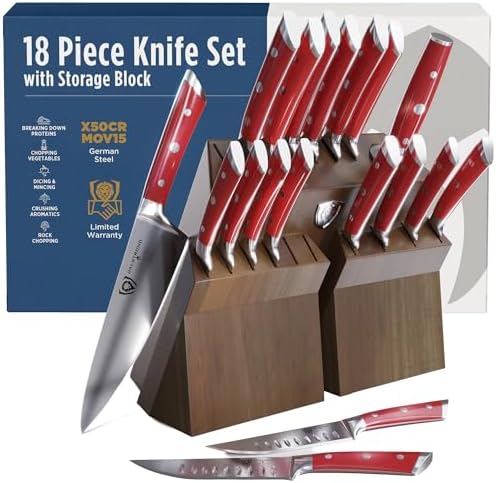 Dalstrong 18-Pc Colossal Knife Block Set - German High-Carbon Steel