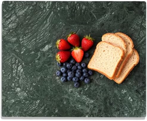 Marble Cutting Board for Kitchen 16×12 Inch green