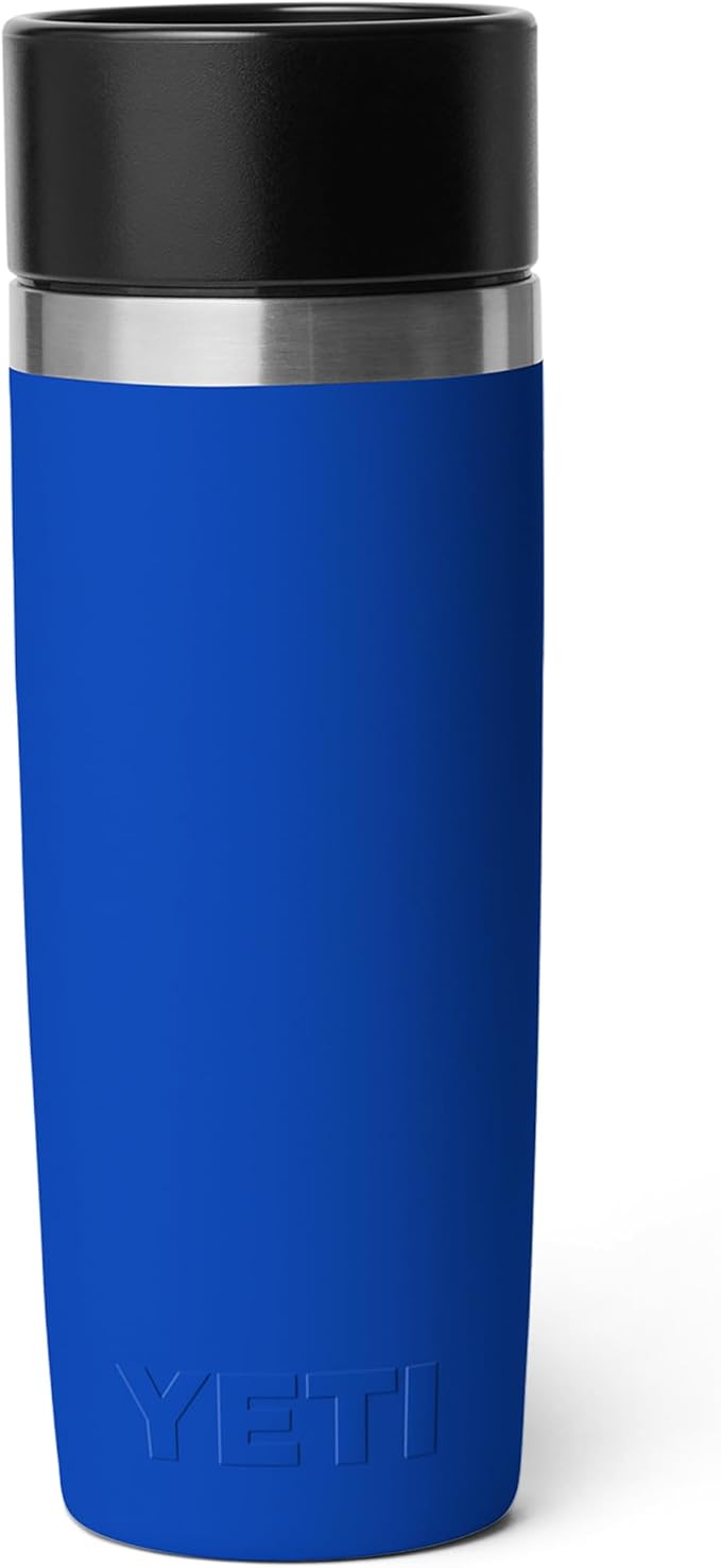 YETI Rambler 16 oz Travel Bottle, Stainless Steel, Vacuum Insulated with Leakproof Commuter Cap, Royal Blue