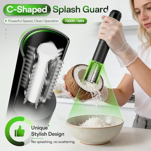 125W New Electric Coconut Grater (with 100 Pairs of Gloves)