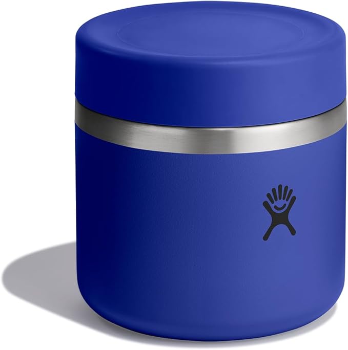 Hydro Flask Food Jar – Insulated Stainless Steel, Snack Travel Container for Hot Food & Soup 20 Oz Capri Blue
