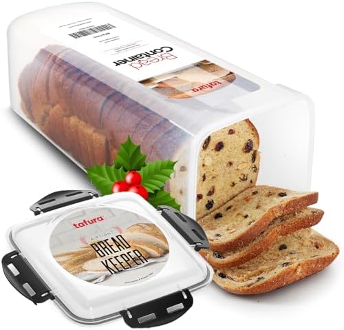 Tafura Bread Container, 5.8 L, Airtight BPA-Free Bread Storage Box
