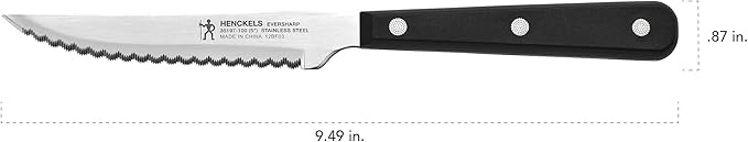 HENCKELS Razor-Sharp Steak Knife Set of 8, German Engineered Informed by 100+ Years of Mastery