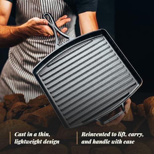 Lodge Blacklock 12 Inch Lightweight Cast Iron Grill Pan