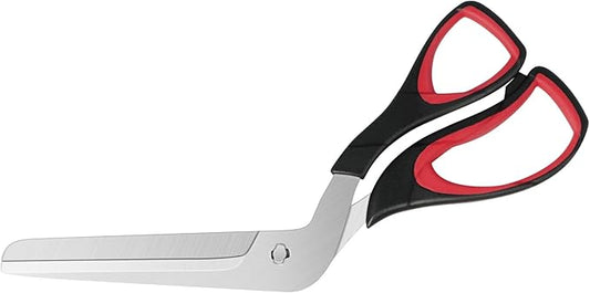 Pizza Scissors, Pizza Cutter, Food-Grade Sharp Stainless Steel Blade，Soft Grip Handle, 27cm, Black/Grey，Kitchen Gadgets Scissors