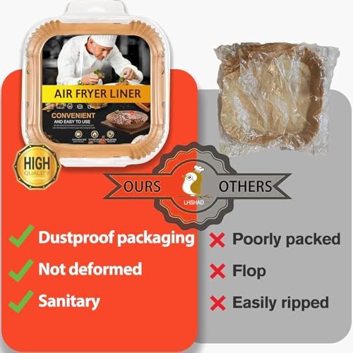 Air Fryer Liners Disposable for Instant Pot Vortex Plus 6QT XL Air Fryer