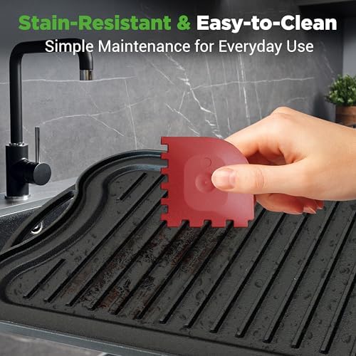 NutriChef Reversible Cast Iron Griddle Pan for Stove Top Cooking, Heavy Duty Nonstick Grill Plate with Flat & Ribbed Sides, Works as Flat Top Grill or Griddle for Gas Grill, Includes Scraper Tool
