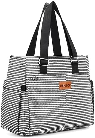 HSHRICH Insulated Lunch Bag Women - Large Tote Lunch Box For Work