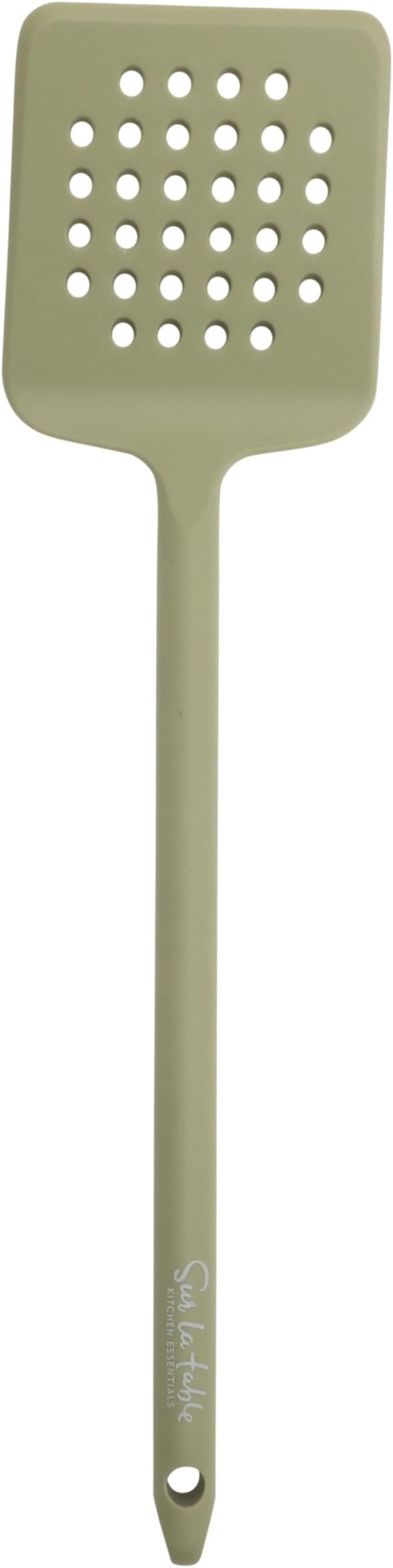 Sur La Table Kitchen Essential Mealcraft Silicone Slotted Turner - Juniper Green