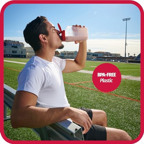 GoodCook 1 Quart Bottle with Snap Lock Easy-Pour Lid, BPA Free, Clear