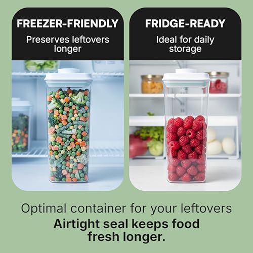 Bop Top Airtight Food Storage Containers | Pop-Top Lid | 10.5 Cups / 84 Oz