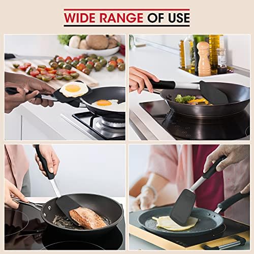 Unicook Small Flexible Silicone Spatula, Food Grade Turner for Kitchen Use