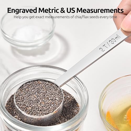 U-Taste Coffee Scoop 2 Tablespoon, 4.3in Long Handle Tbsp Measuring Spoon