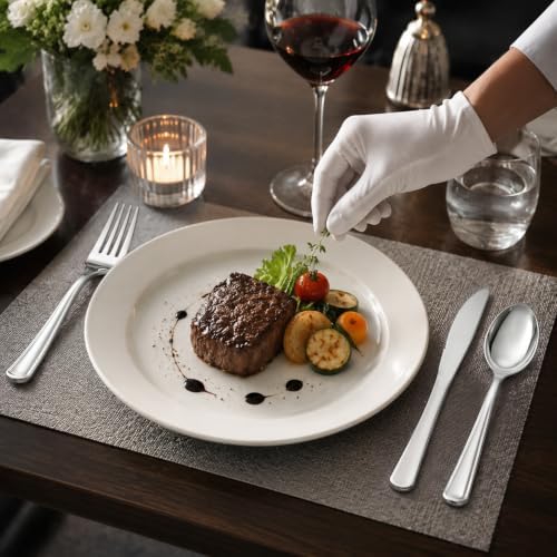 WDF 180 Ps Silver Plastic Silverware - Plastic Cutlery - Fancy Plastic Silverware Heavy Duty - 60 Forks 60 Knives 60 Spoons - Disposable Utensils Perfect for Fall Party/Wedding/Thanksgiving/Christmas