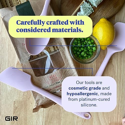 GIR: Get It Right 5-Piece Silicone Ultimate Kitchen Utensils Set - Ladle, Spatula, Flip, Spoon & Spoonula - Non-Toxic Cooking Utensils for Nonstick Cookware, Cooking and Baking - Mint