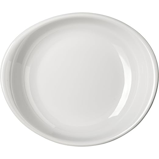 Carlisle FoodService Products Stadia Reusable Plastic Plate Pasta Plate for Home and Restaurant, Melamine, 8.5 Inches, Greige, (Pack of 12)