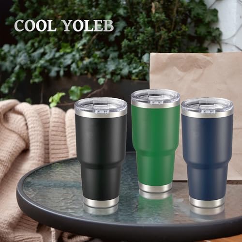 30 oz Tumbler with Lid Stainless Steel Tumblers Bulk, 4 Pack