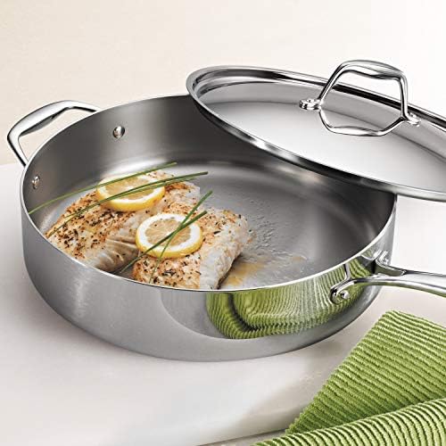 Tramontina Signature Tri-Ply Clad Stainless Steel 6-Quart Saute Pan