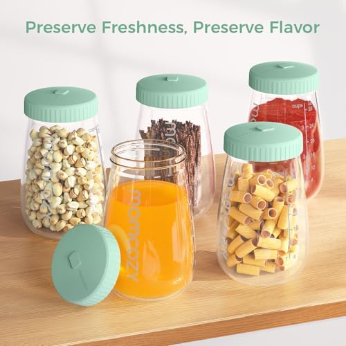 Momcozy Glass Breast Milk Pitcher Lid, Dishwasher Safe Food Grade Caps 1pc
