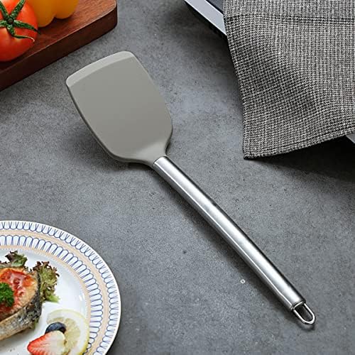 Berglander Spatulas, Non-stick Silicone Solid Turner,Barbecue Spatulas Turner For Cooking, Kitchen Dishwasher Safe, Easy to Clean