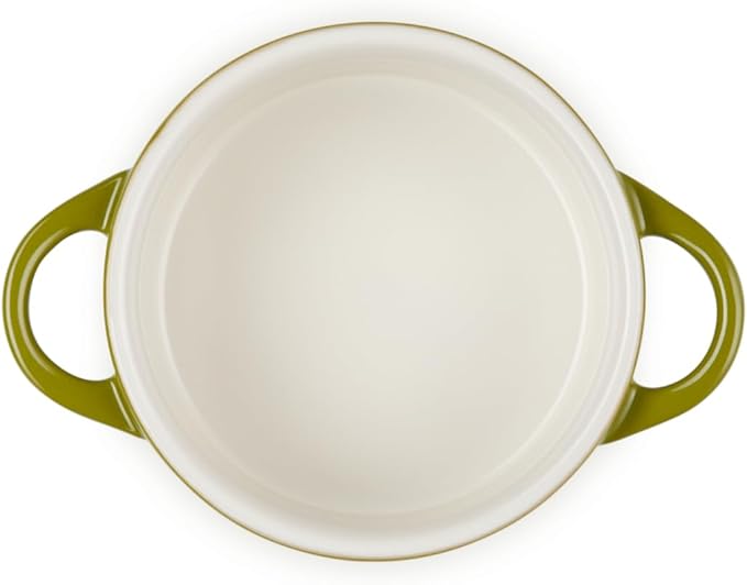 Le Creuset Stoneware Mini Round Cocotte, 8 oz., Olive