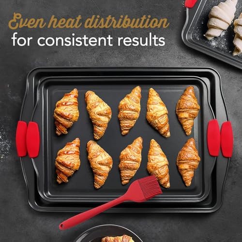 Eatex Baking Sheet Set, 39 Piece Baking Pans Set, Cookie Sheets for Baking