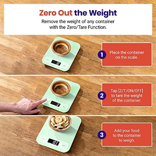 Etekcity Food Kitchen Scale, Digital Grams and Ounces, Large