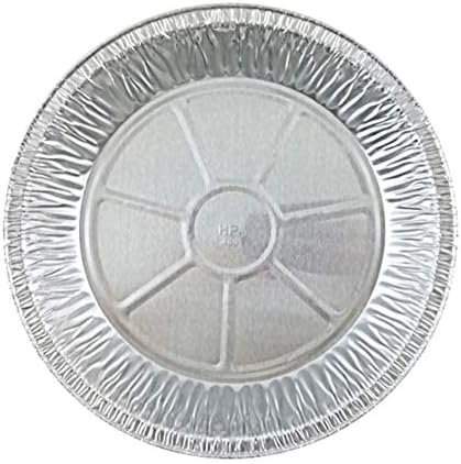 PACTOGO 11" Aluminum Foil Pie Pan Extra-Deep Disposable Tin Plates (Pack of 100)