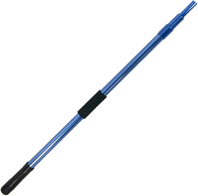 PondH2o Heavy Duty Pond Net for Skimming Water Garden Koi Fish Pond with Telescopic Pole That Extends to 9' 8'', Remove Debris or Catch Fish for Backyard Pond or Pools