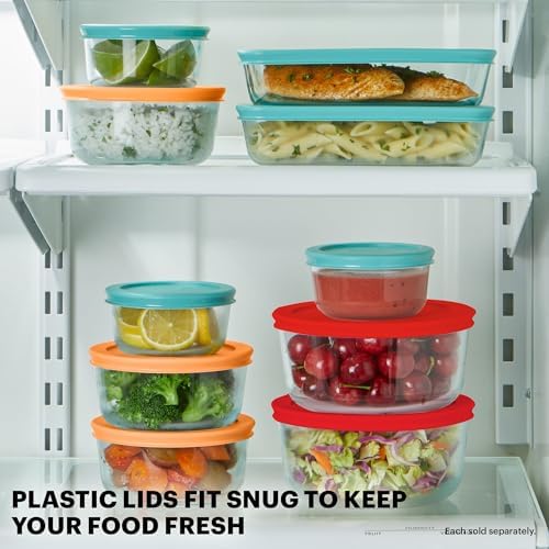 Pyrex Simply Store (9-Pack) Mixed Sized Glass Food Storage Set