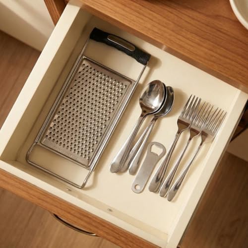 NACOLUS Classic Fine Cheese Grater & Zester,Stainless Steel Handheld