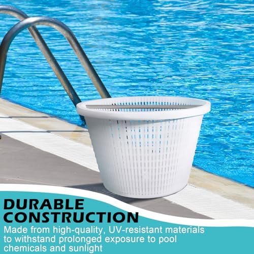 Skimmer Basket with Handle for Pentair 08650-0007 08650-0007Z Sta-Rite U-3