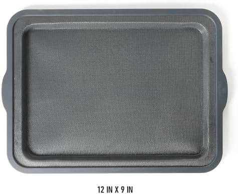 Calphalon Omni 12 x 9-Inch Cookie Sheet with GlassFlex Technology, Flexible Silicone & Micro-Woven Glass Core for Ultra Airflow & Crisp Baking