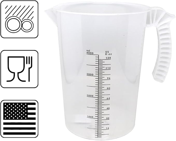 Valley Industries Multi-Purpose Measuring Pitcher - 1 Gallon (128oz.)