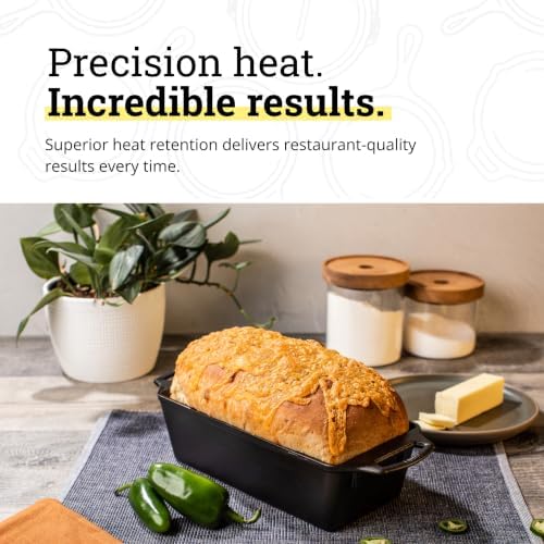 Lodge Pre-Seasoned Cast Iron Loaf Pan, PFAS-Free, 10 Inches