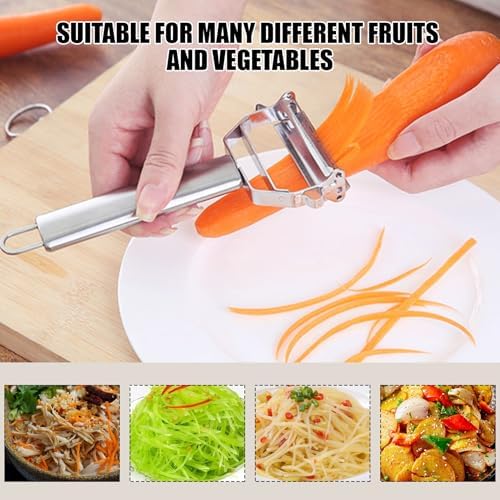 Multifunction Stainless Steel Julienne Peeler Vegetable Peeler Double Planing Grater Kitchen Accessories Cooking Tools