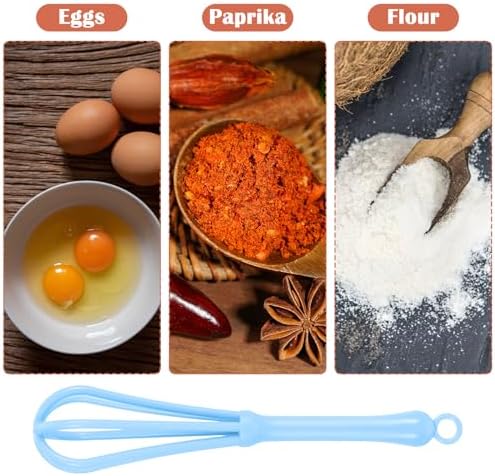 6pcs Hair Color Whisk,Hair Dye Whisk, Whisks for Hairs Color, Used in Hairs Salons, Barber Shops,Dye Cream Whisks, Used for Mixing, Beating, Stirring, 3 Colors