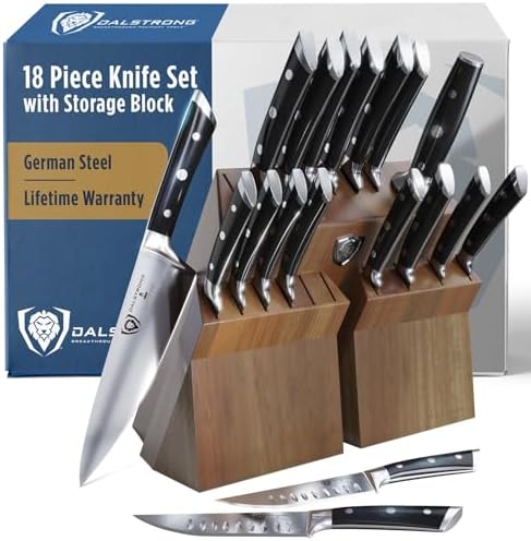 Dalstrong 18-Pc Colossal Knife Block Set - German High-Carbon Steel