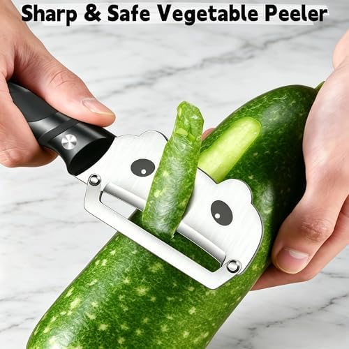 Maxjoy Vegetable Peeler, Stainless Steel Blade, PP Handle