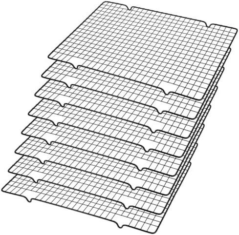 8 Packs Cooling Racks 16"x10" Baking Rack for Cooking and Baking