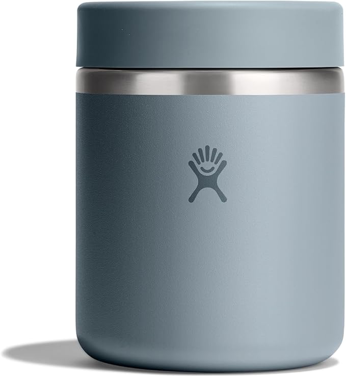 Hydro Flask Food Jar – Insulated Stainless Steel, Snack Travel Container for Hot Food & Soup 28 Oz Shale Gray