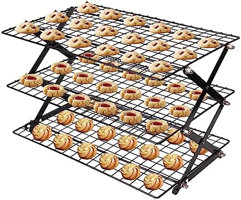 ShellKingdom 3 Tier Collapsible Cooling Rack, Outdoor Camping Picnic Shelf