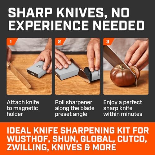TUMBLER Pro Rolling Knife Sharpener™ (Grey)