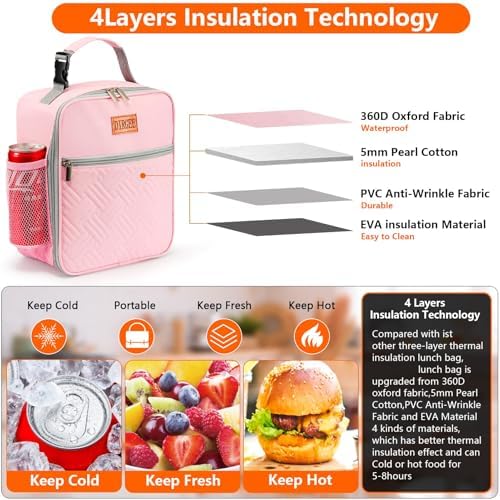 Lunch Bag for Women Insulated Lunch Bag For Men Adults Small Lunch Bag