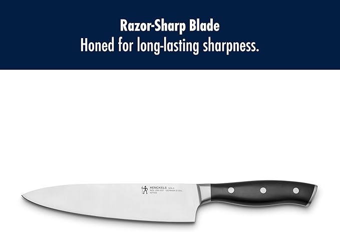 HENCKELS x EMERIL Lagasse The Nola Collection Razor-Sharp German 7-pc Self-Sharpening Knife Block Set, Made in Company-Owned German Factory with Special Formula Steel perfected for almost 300 Years