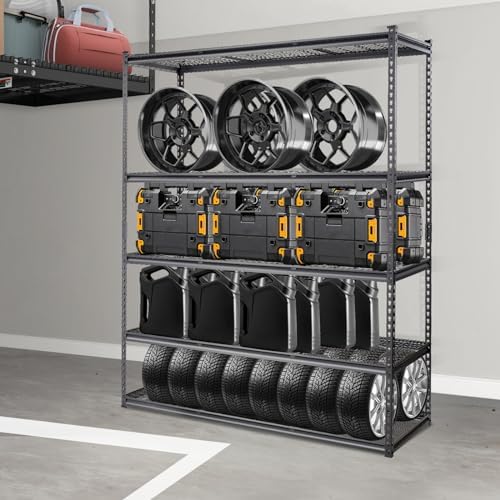 VEVOR Storage Shelving Unit 5-Tier Adjustable 2000 lbs Capacity 60"x24"x78"