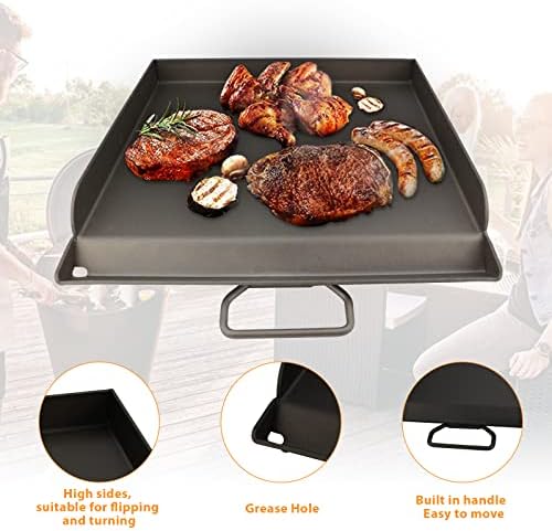 Uniflasy Fry Griddle for Camp Chef Stoves, 14" x 16" Flat Top Plate