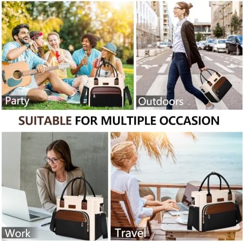 MIYCOO Insulated Lunch Bag Women, Large Tote Lunch Box for work, 18L