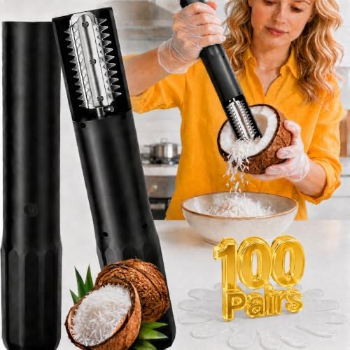 125W New Electric Coconut Grater (with 100 Pairs of Gloves)