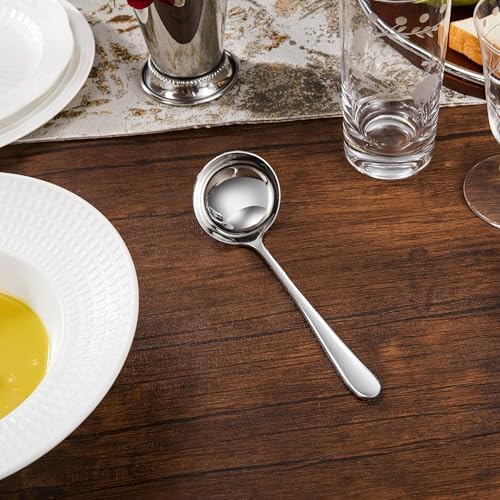 Royalrose Premium ORA Gravy Ladle Spoon (1, 7.5 Inch Gravy Ladle)